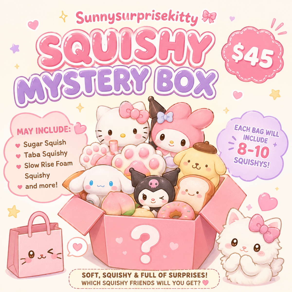 SQUISHY MYSTERY BAGS